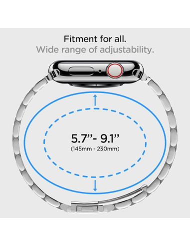 SPIGEN CORREA APPLE WATCH MODERN FIT 42/44/45/49mm PLATA