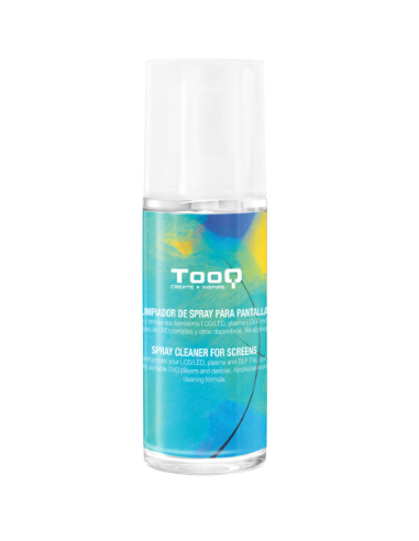 TOOQ KIT LIMPIADOR DE PANTALLAS CON PAÑO MICROFIBRA