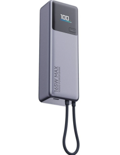 XIAOMI BATERIA AUXILIAR 10000mAh/ PANTALLA/ 165W/ GRIS 2