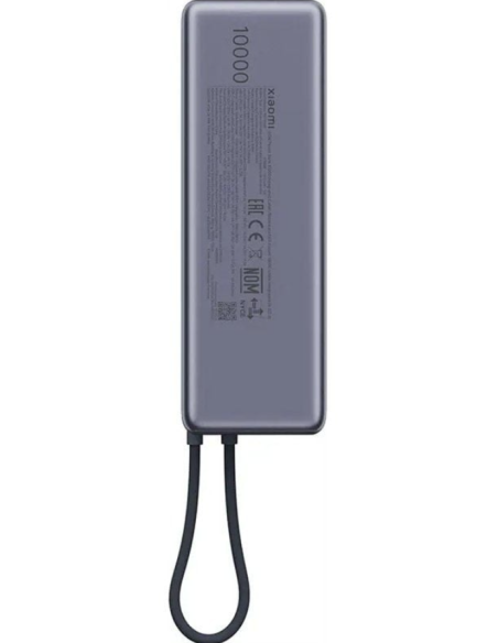 XIAOMI BATERIA AUXILIAR 10000mAh/ PANTALLA/ 165W/ GRIS
