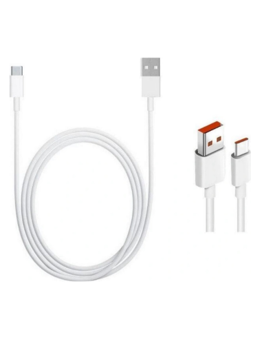 XIAOMI CABLE USB MACHO - USB TIPOc 6A 1m. BLANCO