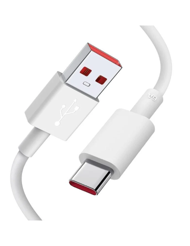 XIAOMI CABLE USB MACHO - USB TIPOc 6A 1m. BLANCO