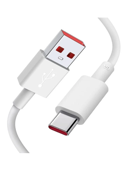 XIAOMI CABLE USB MACHO - USB TIPOc 6A 1m. BLANCO