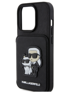 KARL LAGERFELD CARCASA CARDSLOT KC BIG IPHONE 15 PLUS