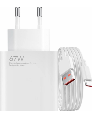 XIAOMI CARGADOR COMBO USB Type-A/ 1xUSB/ 67W
