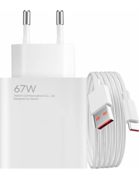 XIAOMI CARGADOR COMBO USB Type-A/ 1xUSB/ 67W