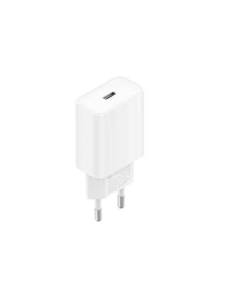 XIAOMI CARGADOR RAPIDO 20W TIPO C BLANCO