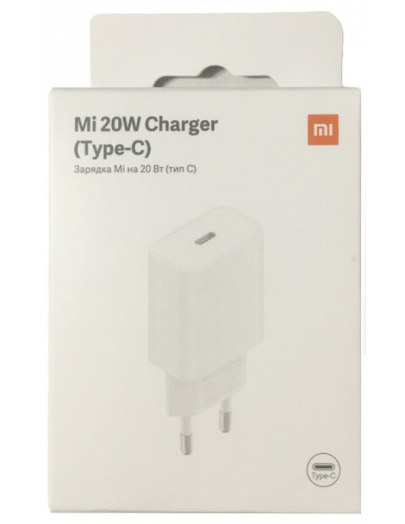 XIAOMI CARGADOR RAPIDO 20W TIPO C BLANCO