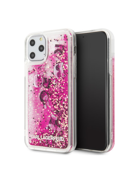 KARL LAGERFELD CARCASA CHARMS  IPHONE 11 PRO ROSA