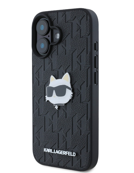 KARL LAGERFELD CARCASA CHOUPETTE HEAD IPHONE 16 NEGRO