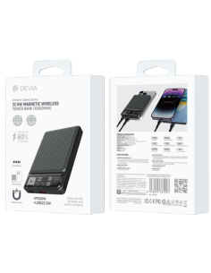DEVIA BATERIA AUXILIAR MAGNETICA EXTREME 10000mAh 22.5W GRIS 2