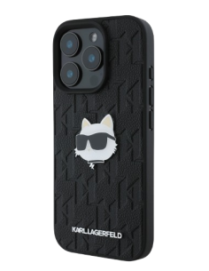 KARL LAGERFELD CARCASA CHOUPETTE HEAD IPHONE 16 PRO NEGRO