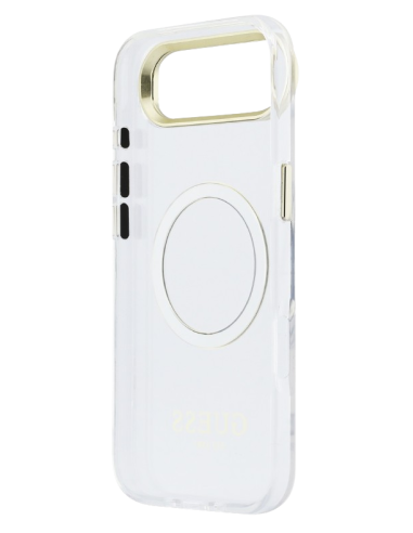 GUESS CARCASA MAGSAFE SOPORTE CAMARA IPHONE AIR DORADO