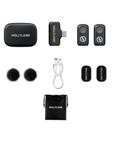 HOLLYLAND MICROFONO INALAMBRICO LARK A1 DUO USBc