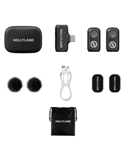 HOLLYLAND MICROFONO INALAMBRICO LARK A1 DUO USBc