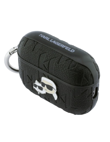 KARL LAGERFELD FUNDA K&C PIN AIRPODS PRO 3 NEGRO