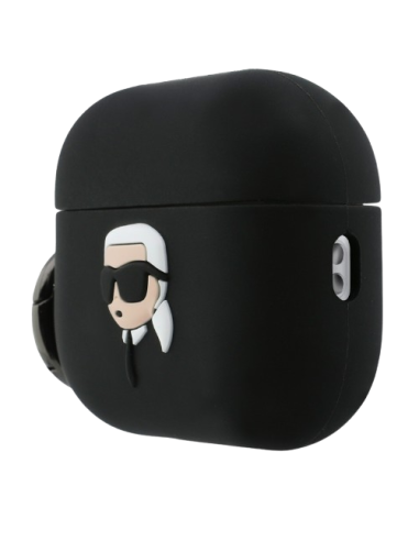 KARL LAGERFELD FUNDA SILICONA KARL NFT 3D AIRPODS PRO 3 NEGRO