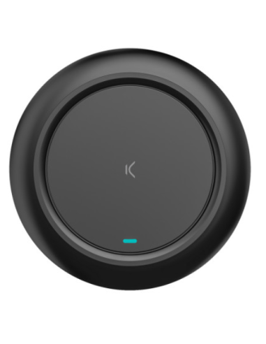 KSIX CARGADOR INALAMBRICO 15W QI CARGA RAPIDA NEGRO
