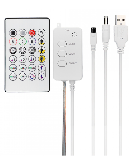 KSIX TIRAS LED BURBUJAS RGB 10M / CON MANDO