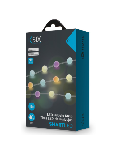 KSIX TIRAS LED BURBUJAS RGB 10M / CON MANDO