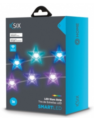 KSIX TIRAS LED ESTRELLAS RGB 5M 12W