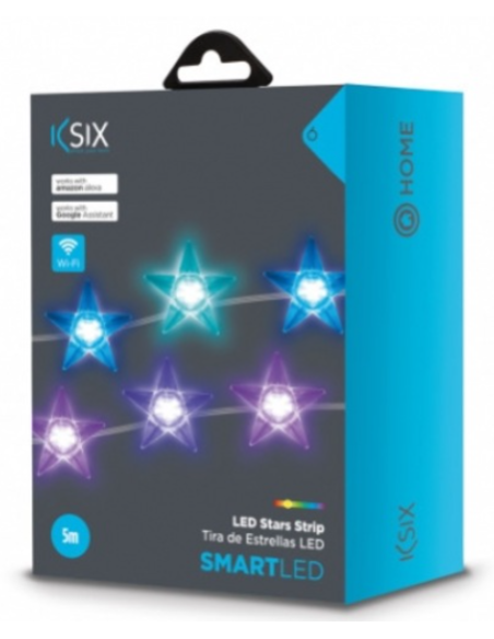 KSIX TIRAS LED ESTRELLAS RGB 5M 12W