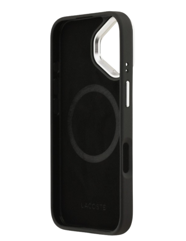 LACOSTE CARCASA MAGSAFE SOPORTE CAMARA IPHONE 17 NEGRO