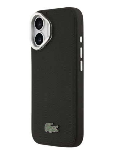 LACOSTE CARCASA MAGSAFE SOPORTE CAMARA IPHONE 17 NEGRO