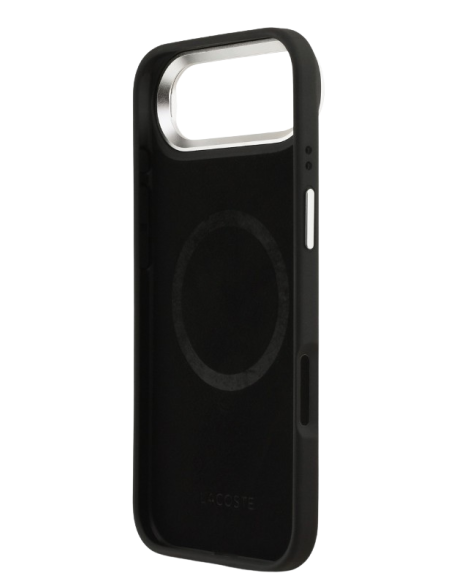 LACOSTE CARCASA MAGSAFE SOPORTE CAMARA IPHONE AIR NEGRO