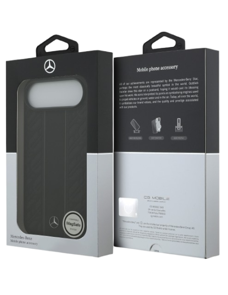 MERCEDES BENZ CARCASA MAGSAFE LEAVES IPHONE AIR NEGRO