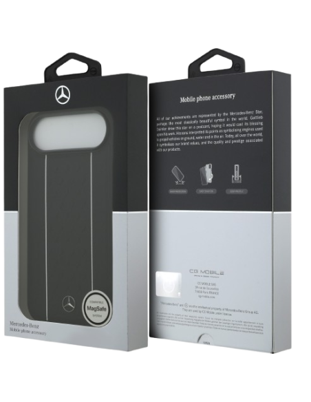 MERCEDES BENZ CARCASA MAGSAFE STAR IPHONE AIR NEGRO
