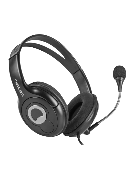 NATEC AURICULAR BEAR CON MICROFONO 3.5mm NEGRO