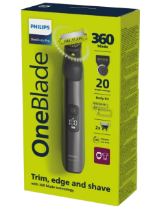 PHILIPS CORTABARBA ONEBLADE PRO 360° QP6552/15 2