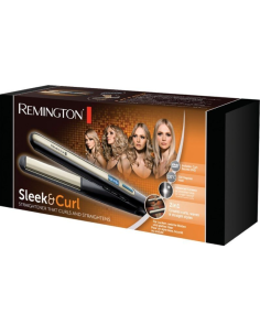 REMINGTON PLANCHA DE PELO S6500 SLEEK&CURL VERDE 2