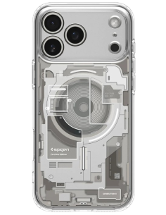 SPIGEN CARCASA ULTRA HYBRID MAGSAFE IPHONE 17 PRO BLANCO 2