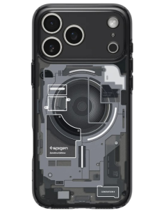 SPIGEN CARCASA ULTRA HYBRID MAGSAFE IPHONE 17 PRO NEGRO 2