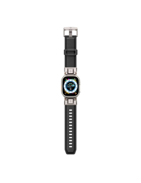SPIGEN CORREA APPLE WATCH DURAPRO ARMOR 42mm/44mm/46mm/49mm NEGRO / PLATA