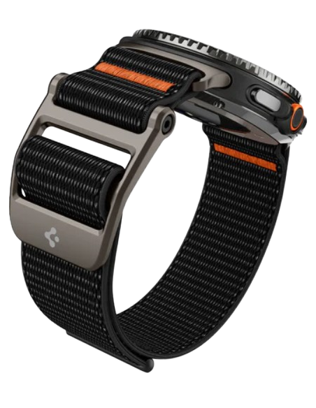 SPIGEN CORREA SAMSUNG GALAXY WATCH 8 DURAPRO FLEX NEGRO / NARANJA