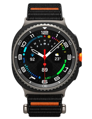 SPIGEN CORREA SAMSUNG GALAXY WATCH 8 DURAPRO FLEX NEGRO / NARANJA