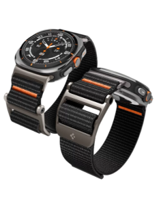SPIGEN CORREA SAMSUNG GALAXY WATCH ULTRA DURAPRO FLEX NEGRO / NARANJA 2