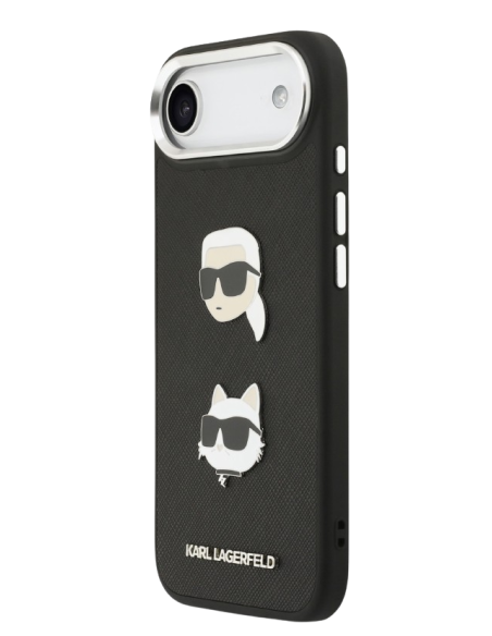 KARL LAGERFELD CARCASA GRAINED K&C HEADS IPHONE AIR NEGRO