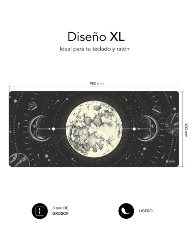 SUBBLIM ALFOMBRILLA XL LUNAR