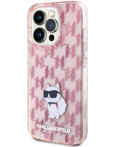 KARL LAGERFELD CARCASA IML CHOUPETTE IPHONE 15 PLUS ROSA