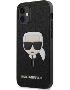 KARL LAGERFELD CARCASA K.HEAD IPHONE 12 MINI NEGRO