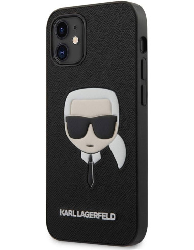 KARL LAGERFELD CARCASA K.HEAD IPHONE 12 MINI NEGRO