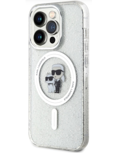 KARL LAGERFELD CARCASA MAGSAFE IML KC GLITTER IPHONE 15
