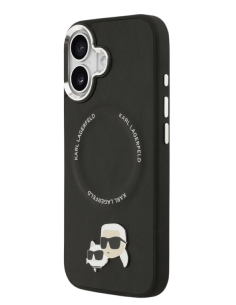 KARL LAGERFELD CARCASA MAGSAFE K&C PINS IPHONE 17 NEGRO