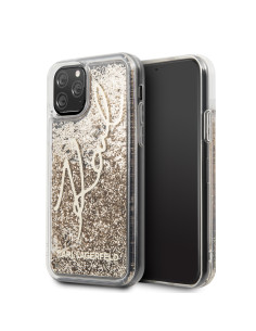KARL LAGERFELD CARCASA SIGNATURE  IPHONE 11 PRO ORO