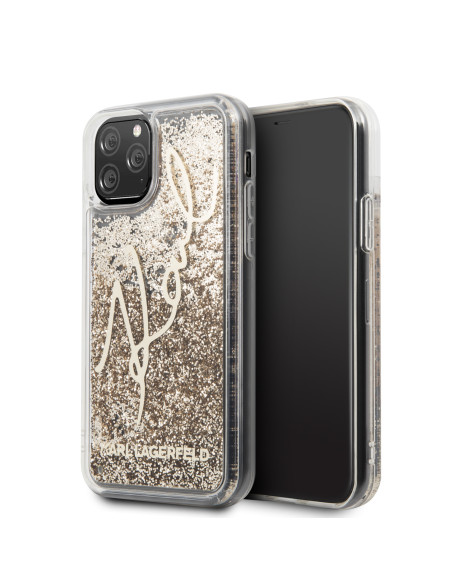 KARL LAGERFELD CARCASA SIGNATURE  IPHONE 11 PRO ORO