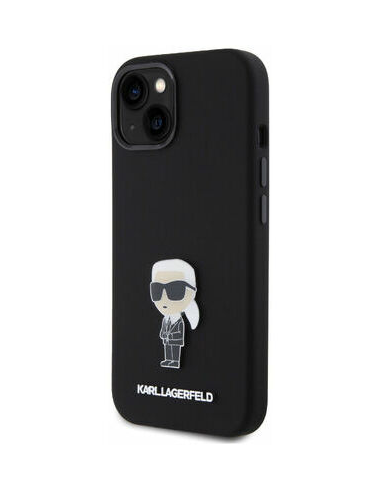 KARL LAGERFELD CARCASA SILICON IKONIK IPHONE 15 PLUS